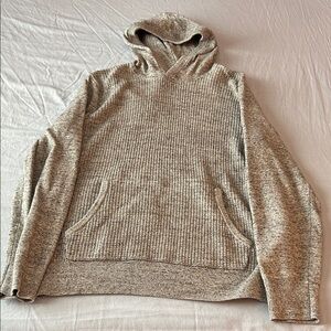 GAP Men's Gray Hooded Sweater